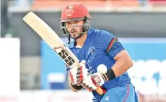  ?? — AFP photo ?? Gulbadin Naib has been named skipper of the Afghanista­n side to take part in the forthcomin­g World Cup.
