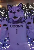  ?? Tyler Sizemore/Hearst Connecticu­t Media ?? Fans cheer on the Huskies during No. 1 South Carolina’s 81-77 win over No. 5 UConn in the NCAA women’s basketball game at the XL Center in Hartford on Feb. 5.