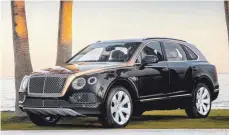  ??  ?? Mit dem Bentayga ist Bentley bereits seit zwei Jahren präsent.