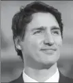  ??  ?? Justin Trudeau