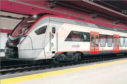  ?? RENFE ?? Aspecte que tindran els trens Stadler que donaran servei a Rodalies de Catalunya