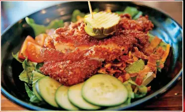  ?? [PHOTOS BY SARAH PHIPPS, THE OKLAHOMAN] ?? Hot Dang! Salad is pictured at Nashbird in Oklahoma City.