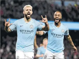  ??  ?? Agüero y Sterling, dos futbolista­s que pedían un descanso a gritos