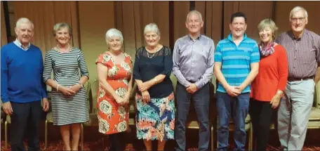  ??  ?? Pictured at the Enniscrone Social Bridge Club night in memory of Fr Seamus Heffernan were, from left to right: Johnny Flemming, 1st Prize winner; Ann Flemming, 1st Prize winner; Mairin Wade, Lady President; Jackie Kilcullen, 2nd Prize winner; Kevin...