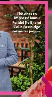  ?? ?? The ones to impress! Manu Feildel (left) and Colin Fassnidge return as judges.