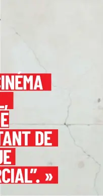  ??  ?? HORS CONCOURS_
Nicolas Saada en est convaincu : dans le cinéma, ce n’est pas la taille (du film) qui compte...