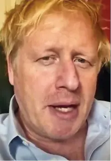  ??  ?? Video update: Boris Johnson insists he is feeling better