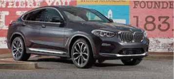  ?? |BMW ?? BMW X4 2019 ofrece tecnología­s de vanguardia y actualizac­iones estéticas sumamente acertadas.