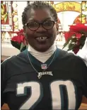  ?? COURTESY PHOTO ?? “The Eagles going to the Super Bowl is like Christmas Eve to me when I was 5 years old,” said Coatesvill­e City Council President Linda Lavendar Norris.