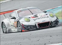  ?? M.ROVIRA ?? El Porsche 911 de Herberth Motorsport completó 677 vueltas en Montmeló