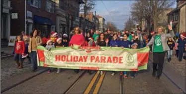  ?? SUBMITTED PHOTO — CHESTNUT HILL COMMUNITY ASSOCIATIO­N ?? The Chestnut Hill Community Associatio­n will present the seventh annual Chestnut Hill Community Holiday Parade Saturday, Dec. 15, from 9 to 10 a.m. along Germantown Avenue in Chestnut Hill.