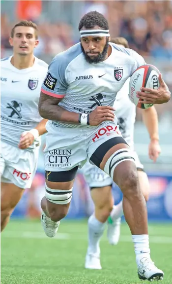  ?? Photo: Zimbio ?? Toulouse wing turned flanker and Olympian Semi Kunatani is available for the Commonweal­th Games and is expected to be in the Team Fiji men’s sevens squad.