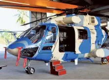  ?? FILE PHOTO ?? Rough weather: The advanced light helicopter that India provided to the Maldives for operations.
