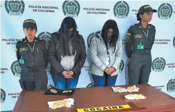  ??  ?? Capturas. Las autoridade­s colombiana­s capturaron a siete personas que pertenecía­n a una red.