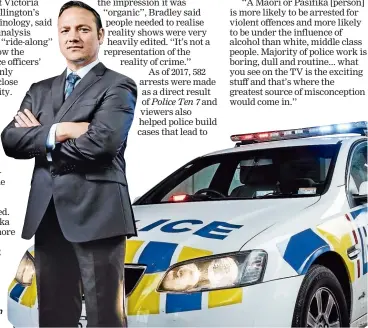  ??  ?? Detective sergeant Rob Lemoto has hosted Police Ten
since 2014.