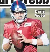  ??  ?? Davis Webb