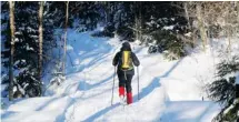  ?? LYN DOMBEK/THE ASSOCIATED PRESS FILES ?? Before you hit the cross-country ski trails, consider getting your body ready for the workout by doing a series of exercises.