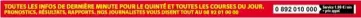  ?? Deauville 29 novembre 22 - Terrain PSF standard - Prix du Manoir de la Salamandre - Handicap divisé première épreuve - Classe 2 - 3 Ans et plus - 15 partants - 4. tollevast, (6), 53,5 (C. Bergé) 13/1 Vichy 5 août 22 - Terrain très souple - Prix Sarepta - ??