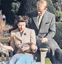  ?? ?? The documentar­y includes colourised footage of the Duke and the Queen as newlyweds