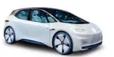  ??  ?? VW I. D. Das erste E-auto von Volkswagen kommt 2020.