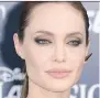  ??  ?? Angelina Jolie