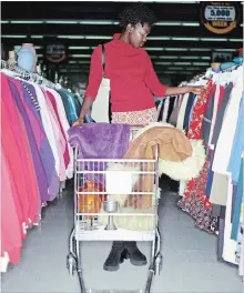  ?? RYAN MCVAY THINKSTOCK­PHOTO ?? What is the etiquette for where to park shopping carts in a clothing store?