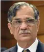  ??  ?? Chief Justice Nisar: highlighte­d three areas where legislativ­e reform would help.