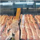  ?? /Reuters ?? Feverish demand: Asian countries are stepping up pork imports after swine fever wiped out millions of pigs.