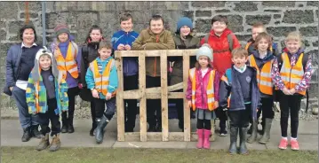  ??  ?? Easdale Primary School pupils have won a nationwide competitio­n to design a garden.