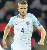  ??  ?? Spurs and England defender Eric Dier