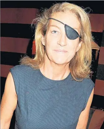  ?? DAVE M. BENETT/GETTY ?? Marie Colvin, shown in London in 2011, was wounded 10 years earlier by a rocket-propelled grenade in Sri Lanka and lost her eye. She was a reporter for the Sunday Times of London.