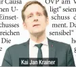  ??  ?? Kai Jan Krainer