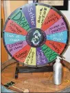  ??  ?? Anyone not sure what drink to order can spin this $4 Drink Wheel to let it decide for them at Church Street Social.