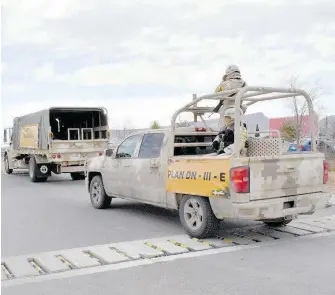  ?? / PABLO RODRÍGUEZ ?? Elementos del Ejército se hicieron cargo del cargamento