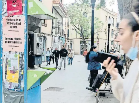  ?? Àlex Garcia ?? Una en día estos elementos se encuentran lejos del centro, como en el barrio de Sant Andreu