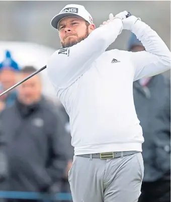  ?? ?? Tyrrell Hatton had to be satisfied with taking the runner-up slot.