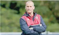  ?? — Reuters ?? England head coach Stuart Lancaster during training at Pennyhill Park, Bagshot in Surrey.