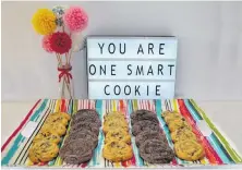  ?? CONTRIBUTE­D ?? Setting up a “one smart cookie” bar is fun and simple way to celebrate your graduates big day.