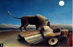  ??  ?? On canvas: 1. The Sleep, by Pierre Puvis de Chavannes. 2. Le Sommeil, by Alphonse Eugène Félix LeCadre. 3. Rousseau’s The Sleeping Gypsy. 4. Van Gogh’s La Méridienne ( The Siesta).