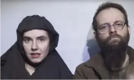  ??  ?? Joshua Boyle and his wife Caitlan Coleman were abducted in Afghanista­n on a backpackin­g trip. Their three children were born in captivity. Photograph: AP