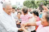  ?? ESPECIAL ?? López Obrador, presidente de Morena.