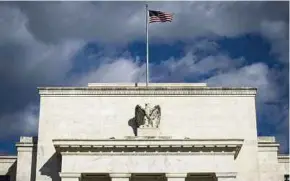  ?? BLOOMBERG PIC ?? Keeping to its twin mandate on inflation and maximising employment, the United States Federal Reserve is not expected to tweak its current target rate of between zero and 0.25 per cent.