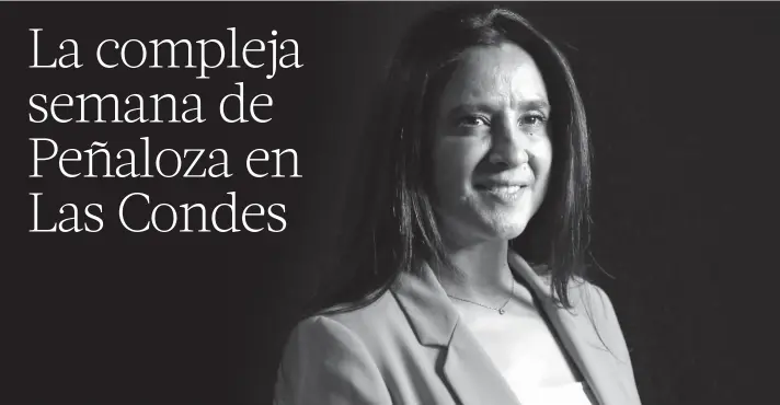  ?? ?? ►
La alcaldesa de Las Condes, Daniela Peñaloza.