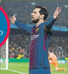  ?? FOTO: PERE PUNTÍ ?? La temporada de Leo Messi nos ha dejado momentos mágicos