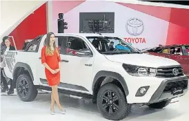  ??  ?? Toyota Hilux Limited. Nueva versión Limited para antes de fin de año.
