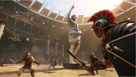  ??  ?? Above: Crytek’s ryse: son of rome is a stunning realisatio­n of ancient rome