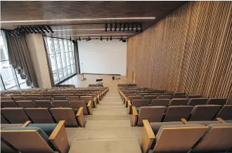  ??  ?? The city’s new $245-million, 240,000-square-foot Central Library includes four floors of learning spaces.