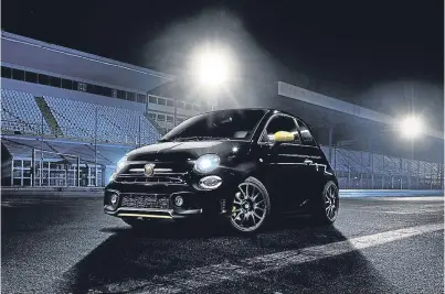  ??  ?? The Abarth 595 will cost less than £20,000.