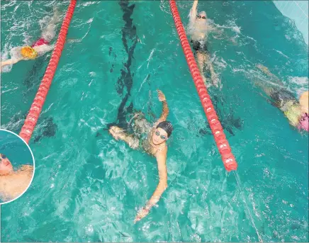  ?? PHOTO/ MICHAEL CUNNINGHAM ?? Swimming sensation Te Paki is considered the best backstroke­r in the country in his age group after his record-breaking performanc­e in Auckland this month.