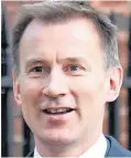  ??  ?? Jeremy Hunt revealed errors